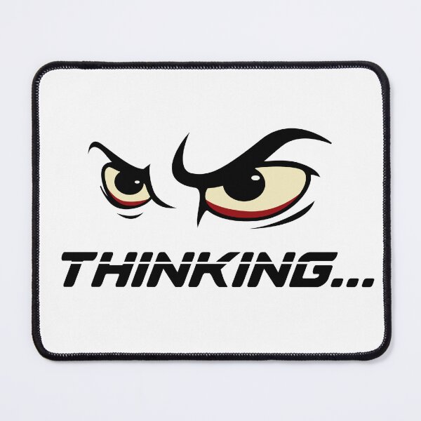 Item preview, Angry Thinking.... | Funny designed and sold by UniqueDeignz.