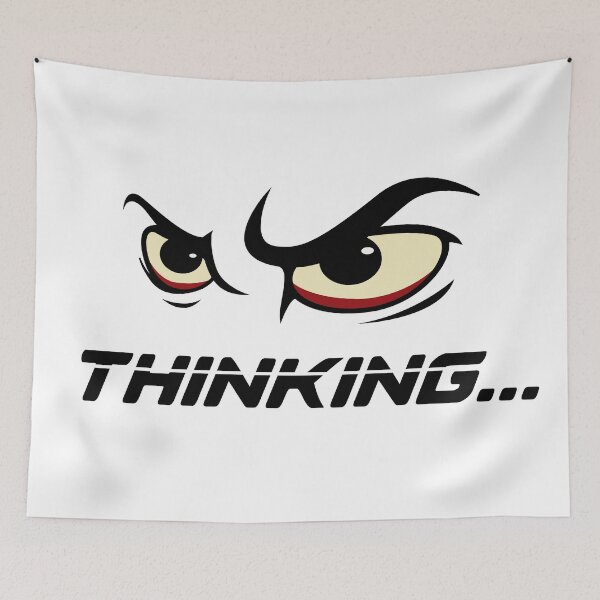 Item preview, Angry Thinking.... | Funny designed and sold by UniqueDeignz.