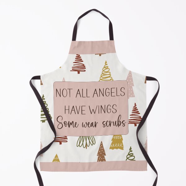 Item preview, Not all Angels Have Wings, Some Wear Scrubs designed and sold by TaraGbear.