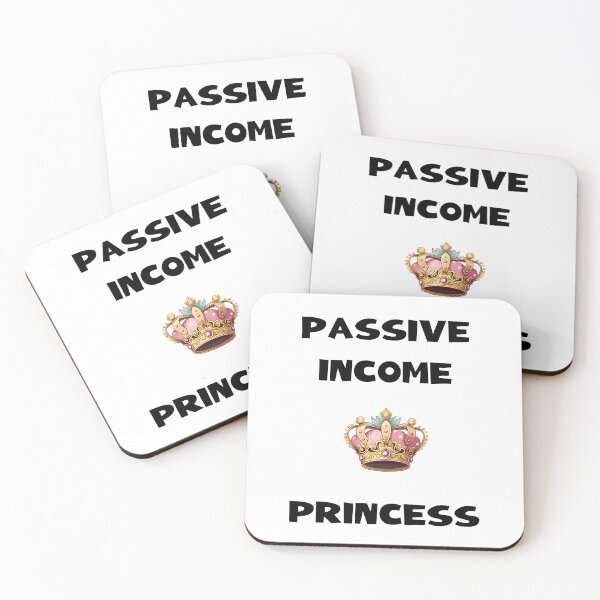 Item preview, Passive Income Princess Black Text designed and sold by CGSGraphics.
