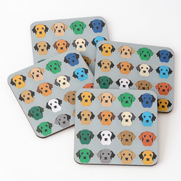 Item preview, Dog faces, colour variations designed and sold by franknolimits.