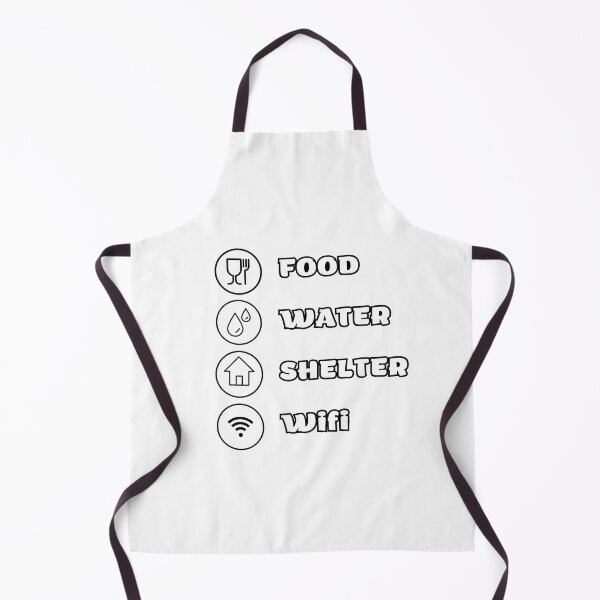 Item preview, Food Water Shelter Wifi - Funny internet addiction designed and sold by shanesil.
