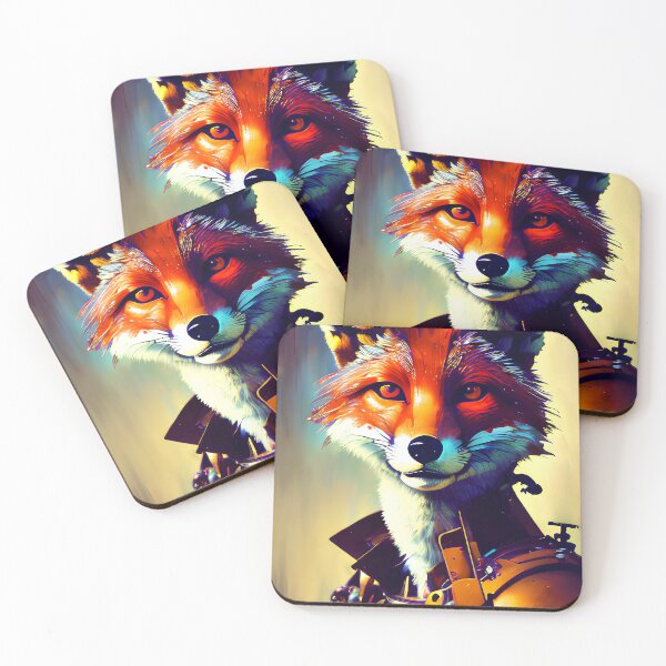 Item preview, A Steampunk Robotic Fox designed and sold by atangerprints.