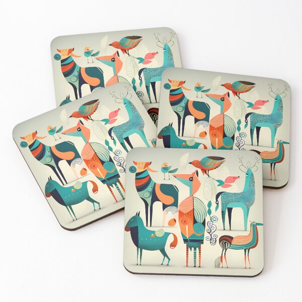 Item preview, Whimsical Animals  designed and sold by DoBytesDream.
