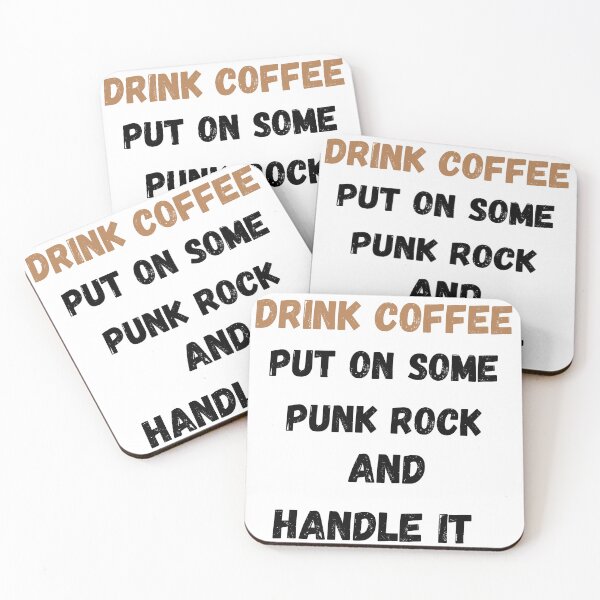 Item preview,  Coffee Punk Rock Handle It designed and sold by ArtShotss.