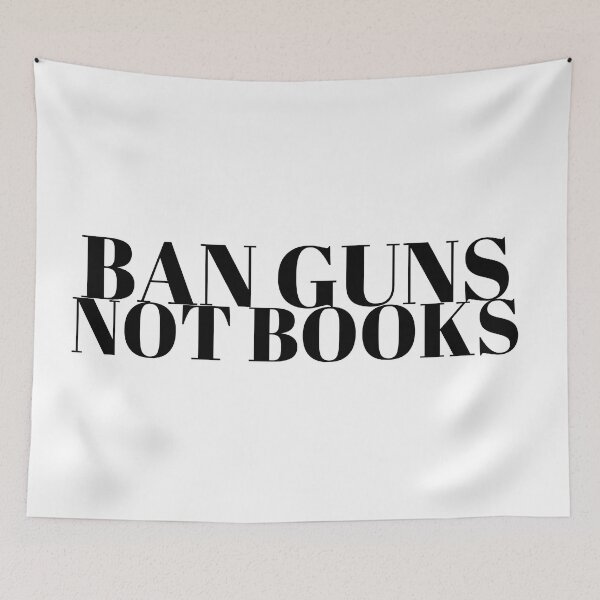 Item preview, Ban Guns not Books designed and sold by thadieWorks.