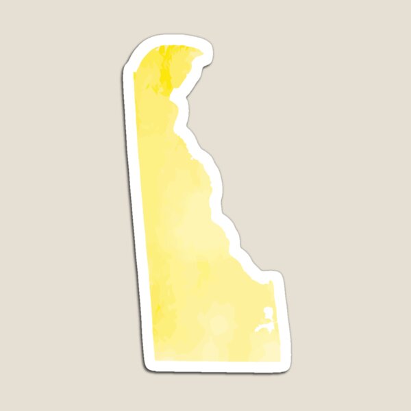Item preview, Yellow Watercolor Delaware designed and sold by kevgib.