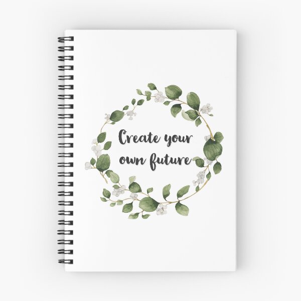 Item preview, Create your own future | Inspirational quote designed and sold by Sjekkieboem.