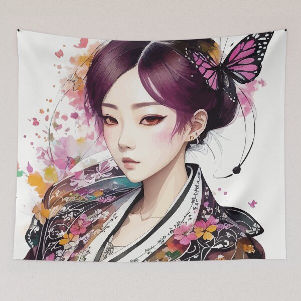 Item preview, Butterfly and Woman#7 designed and sold by YDIX.