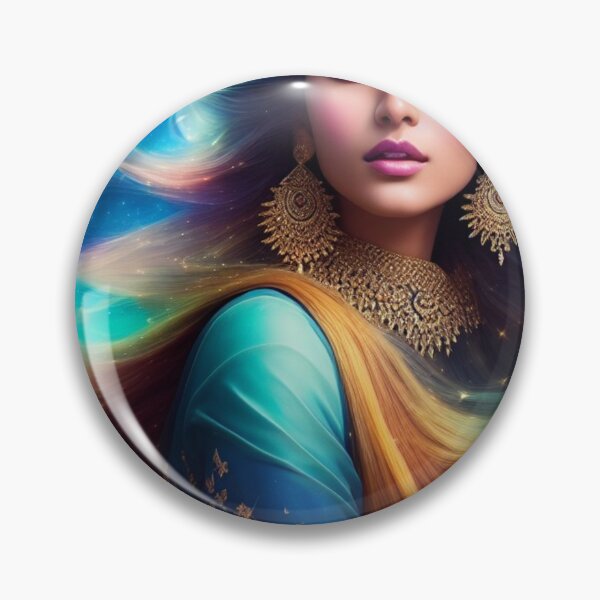 Artikelvorschau, Cosmic Beauty #82 - Cosmic Beauty with Cosmic Golden Hair - Part of the 4th Cosmic Beauty Collection entworfen und verkauft von DoubleExposures.
