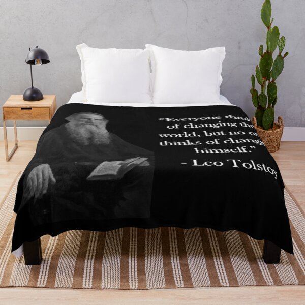 Item preview, Tolstoy Quote - Changing the World designed and sold by Reed-Inc.