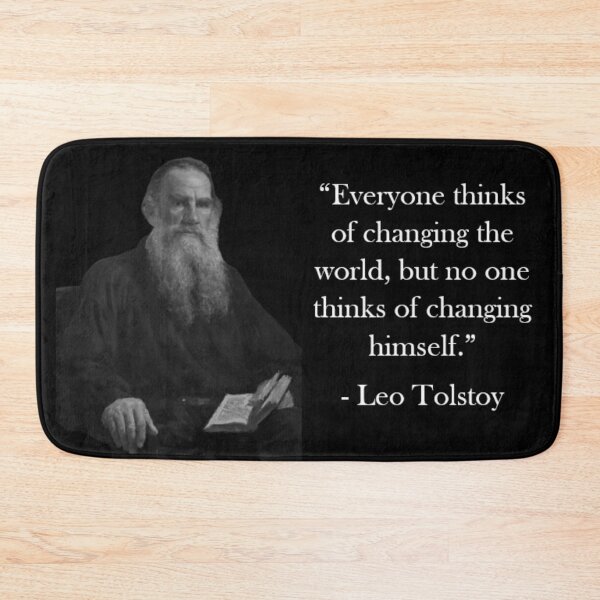 Item preview, Tolstoy Quote - Changing the World designed and sold by Reed-Inc.