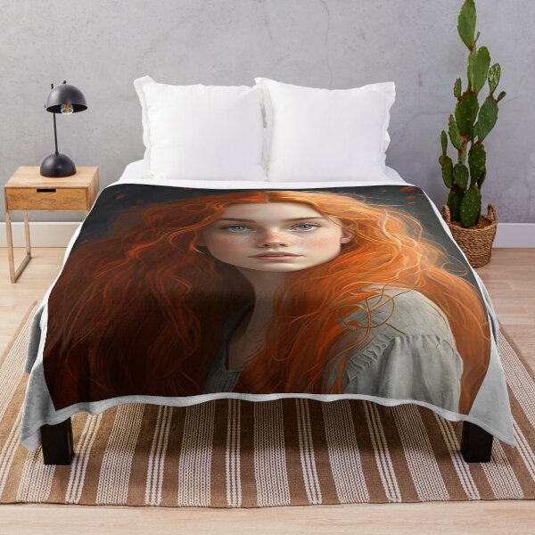 Item preview, Beautiful girl with redhead designed and sold by BeautyOcean.