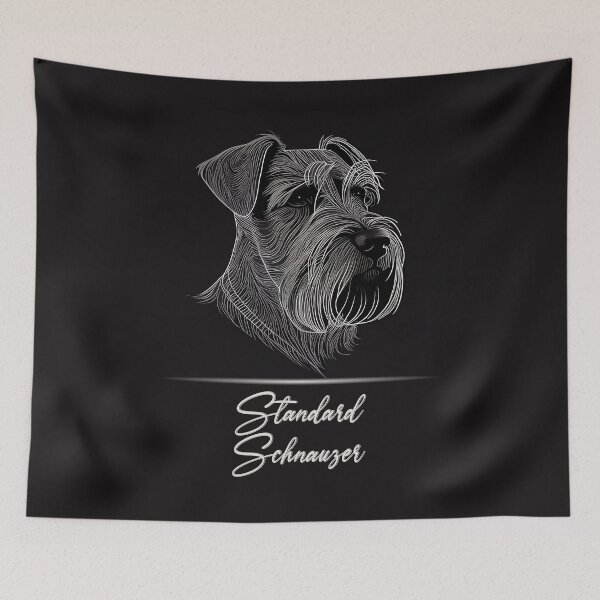 Item preview, Elegant Standard Schnauzer designed and sold by Best-Breeds.
