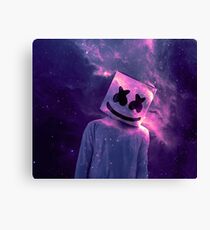 Lienzo Marshmello Galaxy Purple