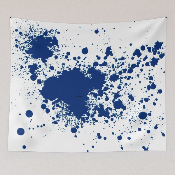 Item preview, Royal Blue Ink Splatter by dePace' designed and sold by mrpropcake.