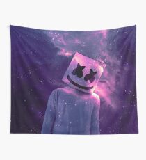 Marshmello Galaxy Purple Wall Tapestry