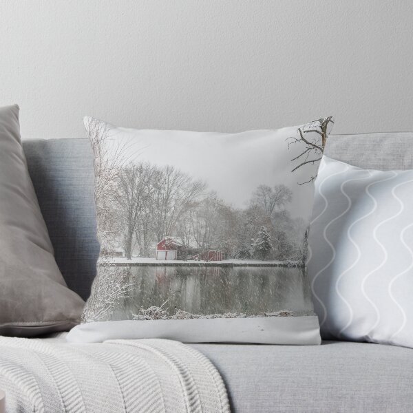 Item preview, Snowing on Lake Weamaconk designed and sold by AndyKazie.