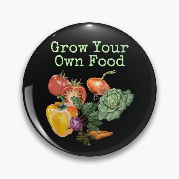 Item preview, Grow your Own Food Colorful Gardening Design designed and sold by EarthArtDesigns.