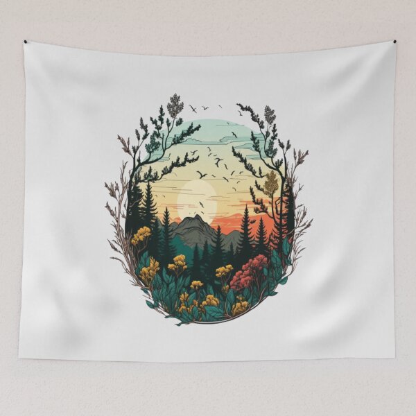 Item preview, Forest Mountain Horizon designed and sold by MCreativeStore.