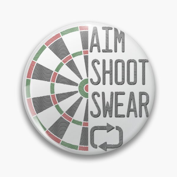 Item preview, Aim Shoot Swear Repeat - Darts Player Gift designed and sold by CourtOfApparel.