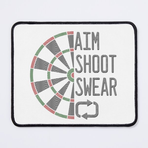 Item preview, Aim Shoot Swear Repeat - Darts Player Gift designed and sold by CourtOfApparel.