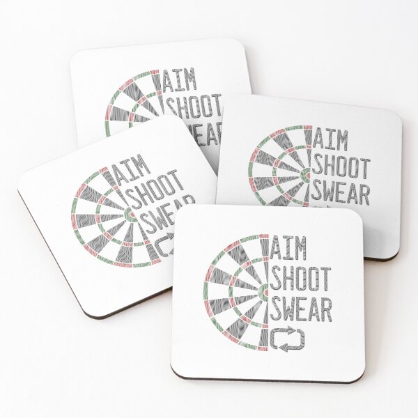 Item preview, Aim Shoot Swear Repeat - Darts Player Gift designed and sold by CourtOfApparel.