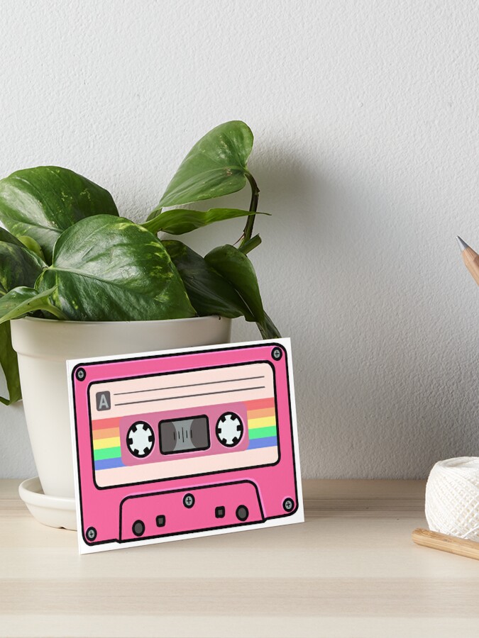 Lámina rígida for Sale con la obra «Cinta de cassette de música