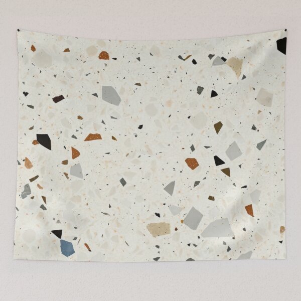 Item preview, Terrazzo Earthy Abstract Pattern Stone designed and sold by trajeado14.