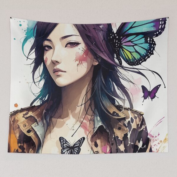 Item preview, Butterfly and Woman#3 designed and sold by YDIX.