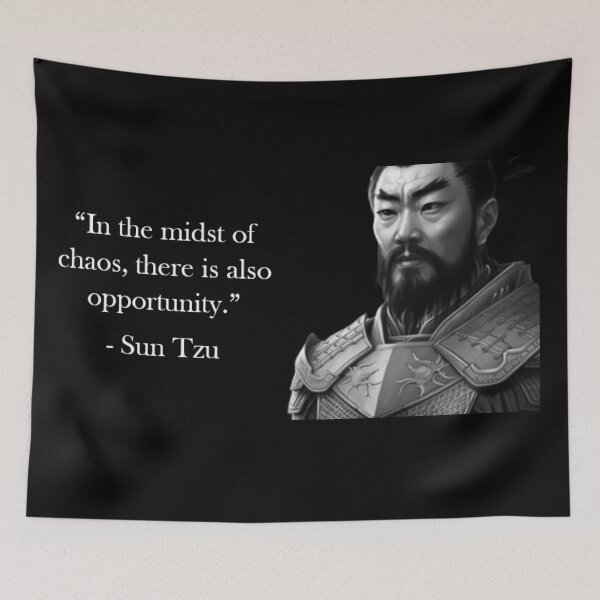 Item preview, Sun Tzu  Quote - Chaos & Opportunity  designed and sold by Reed-Inc.