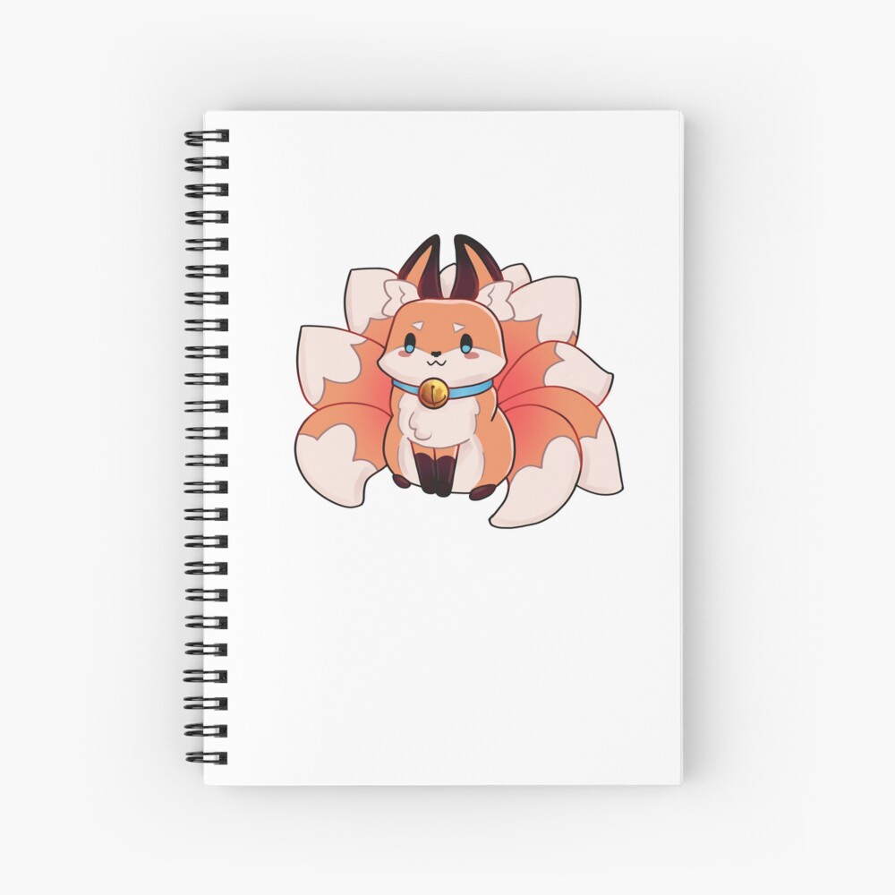 Hard Cover Journal Anime Notebook Ruled Animal Journal, Fox Guide Notebook  