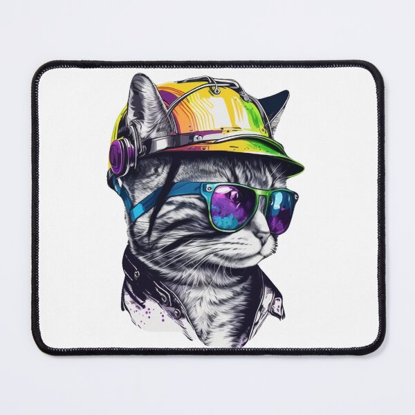Item preview, Catswithhardhats cool cat worker designed and sold by Keni-shop.