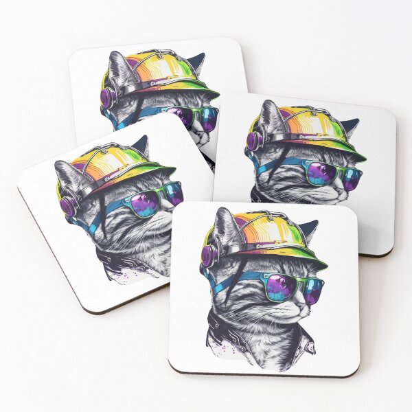 Item preview, Catswithhardhats cool cat worker designed and sold by Keni-shop.