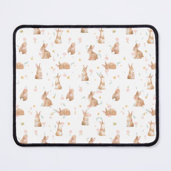 Item preview, Hoppy Cute Bunnies Easter Rabbit Seamless Pattern /  Happy Easter Day Bunny Rabits  designed and sold by haRexia.