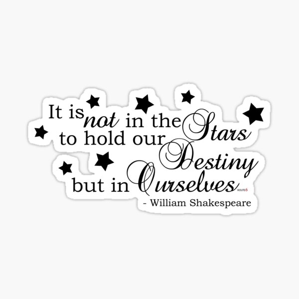 Item preview, Shakespeare Quote - Stars designed and sold by ROUTE6.