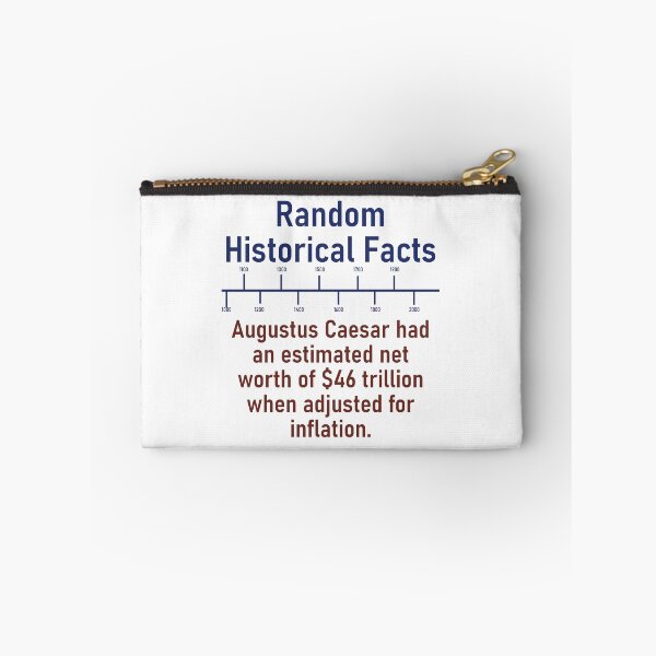Item preview, Augustus Caesar Had An Estimated Worth  - History Fact designed and sold by CrankyOldDude.