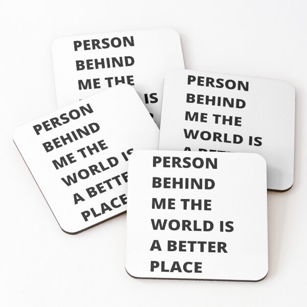 Item preview, Dear Person Behind Me The World Is A Better Place With You. designed and sold by Doodlly.