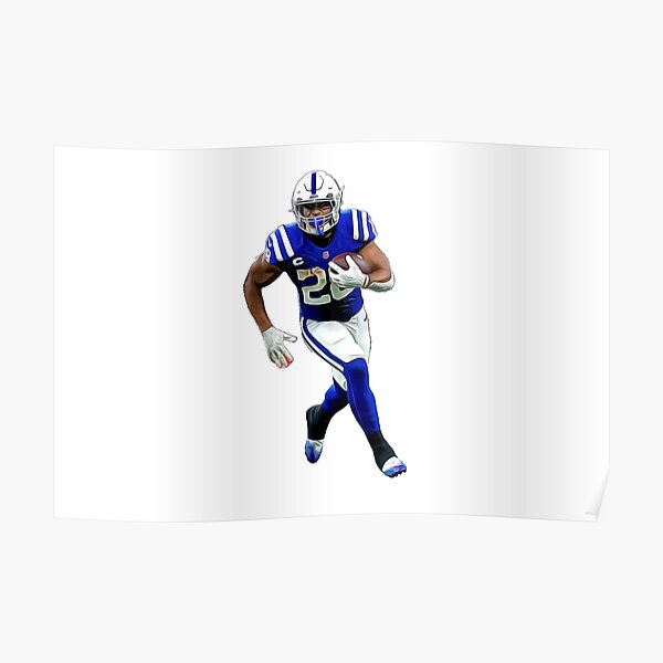 NFL Indianapolis Colts - Jonathan Taylor 22 Wall Poster with