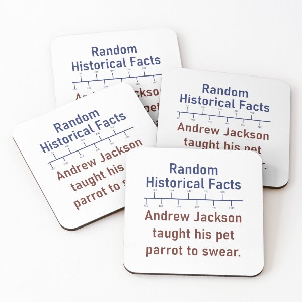 Item preview, Andrew Jackson Taught His Pet Parrot To Swear  - History Fact designed and sold by CrankyOldDude.
