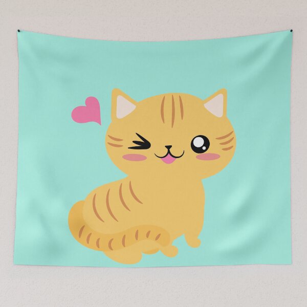Item preview, orange cat sitting designed and sold by yessebel.