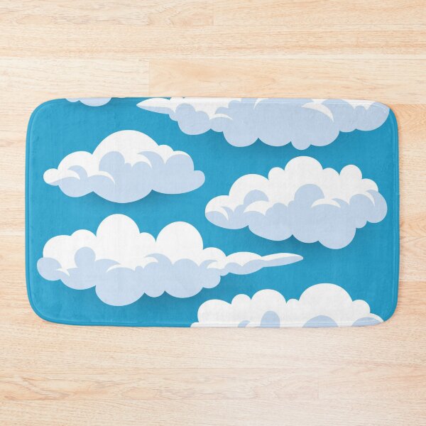 Artikelvorschau, Bewölkter Himmel auf blauem Hintergrund entworfen und verkauft von TheCatmeow2000.