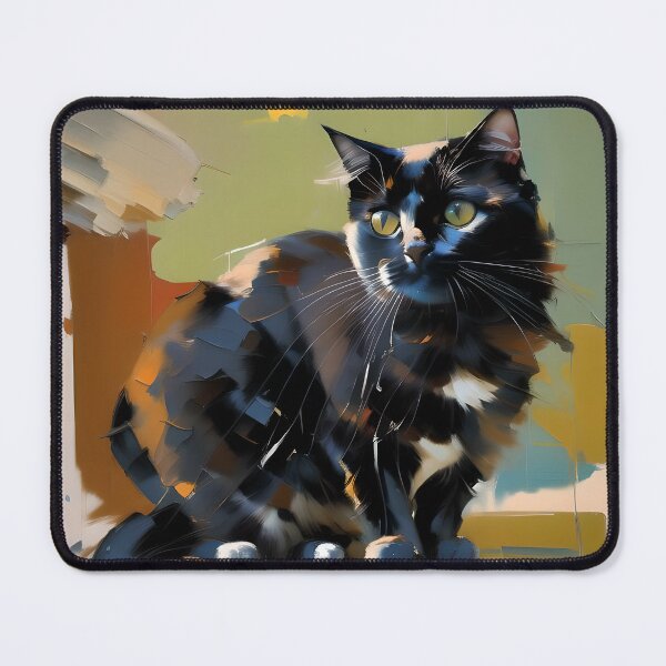 Item preview, My Furry Feline Soulmate: A Painting of Love and Friendship designed and sold by KH-GardenEden.