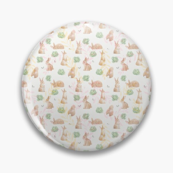 Item preview, Hoppy Cute Bunnies Easter Rabbit Seamless Pattern /  Happy Easter Day Bunny Rabits  designed and sold by haRexia.