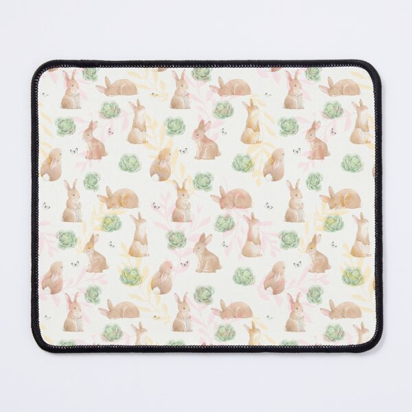 Item preview, Hoppy Cute Bunnies Easter Rabbit Seamless Pattern /  Happy Easter Day Bunny Rabits  designed and sold by haRexia.