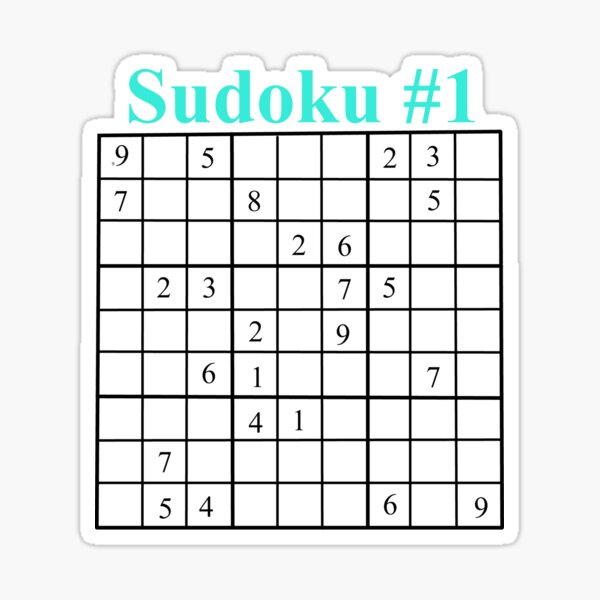 Item preview, Sudoku Puzzle  designed and sold by Ivan Aguilar.