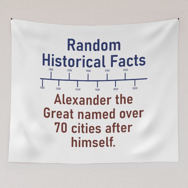 Item preview, Alexander The Great Named - History Fact designed and sold by CrankyOldDude.
