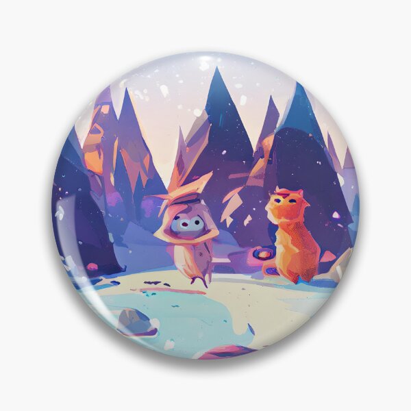 Artikelvorschau, Cute Abstract Arctic Baby Owl #3 entworfen und verkauft von EdeniaArtStudio.