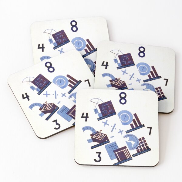 Item preview, Vintage poster - Mathematics Jobs designed and sold by mosfunky.