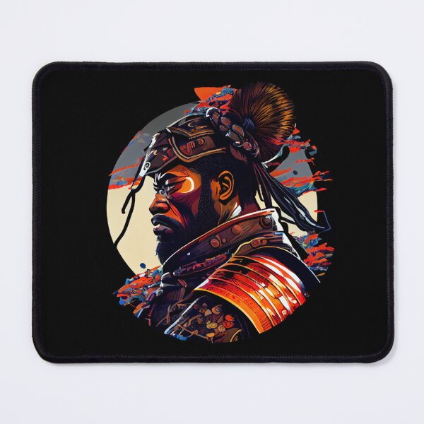 Item preview, Afrofuturism Samurai Warrior 04 designed and sold by SurrealeyeSEA.